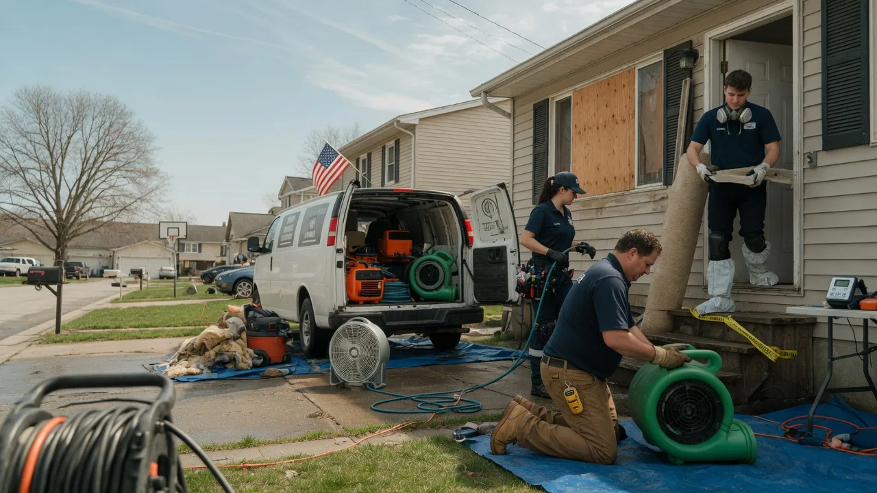 Water Damage Restoration in Attica, IN near me
